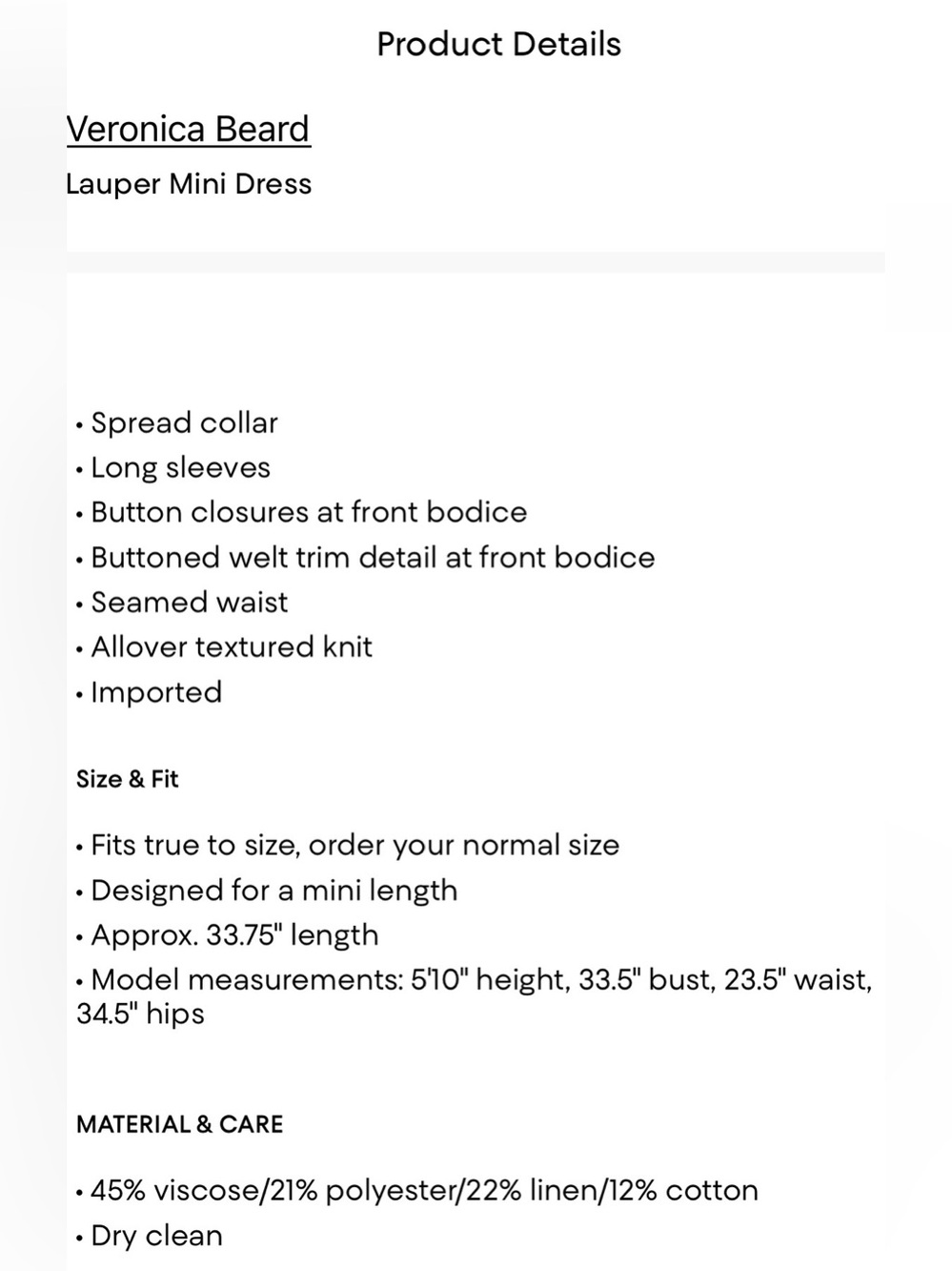 Veronica Beard Lauper Dress in Dark Hunter. Large - Picture 6 of 6